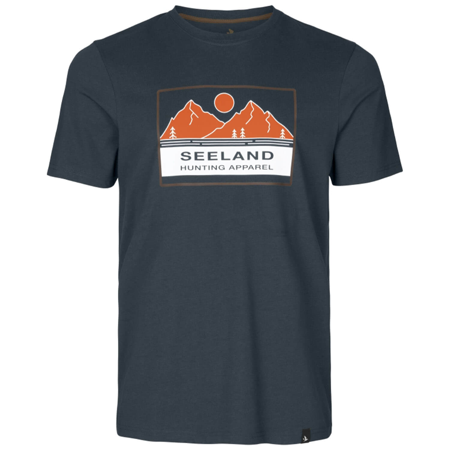  Seeland T-shirt Torenvalk (Donker marine) - Jachtshirts