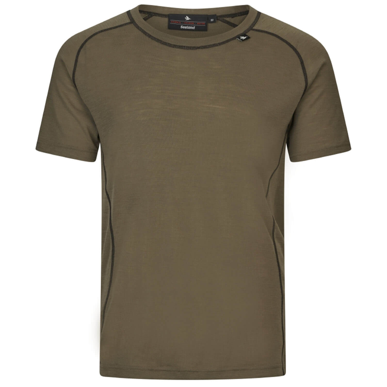  Seeland T-shirt Apex Merino (Covert Green) - Jachtshirts
