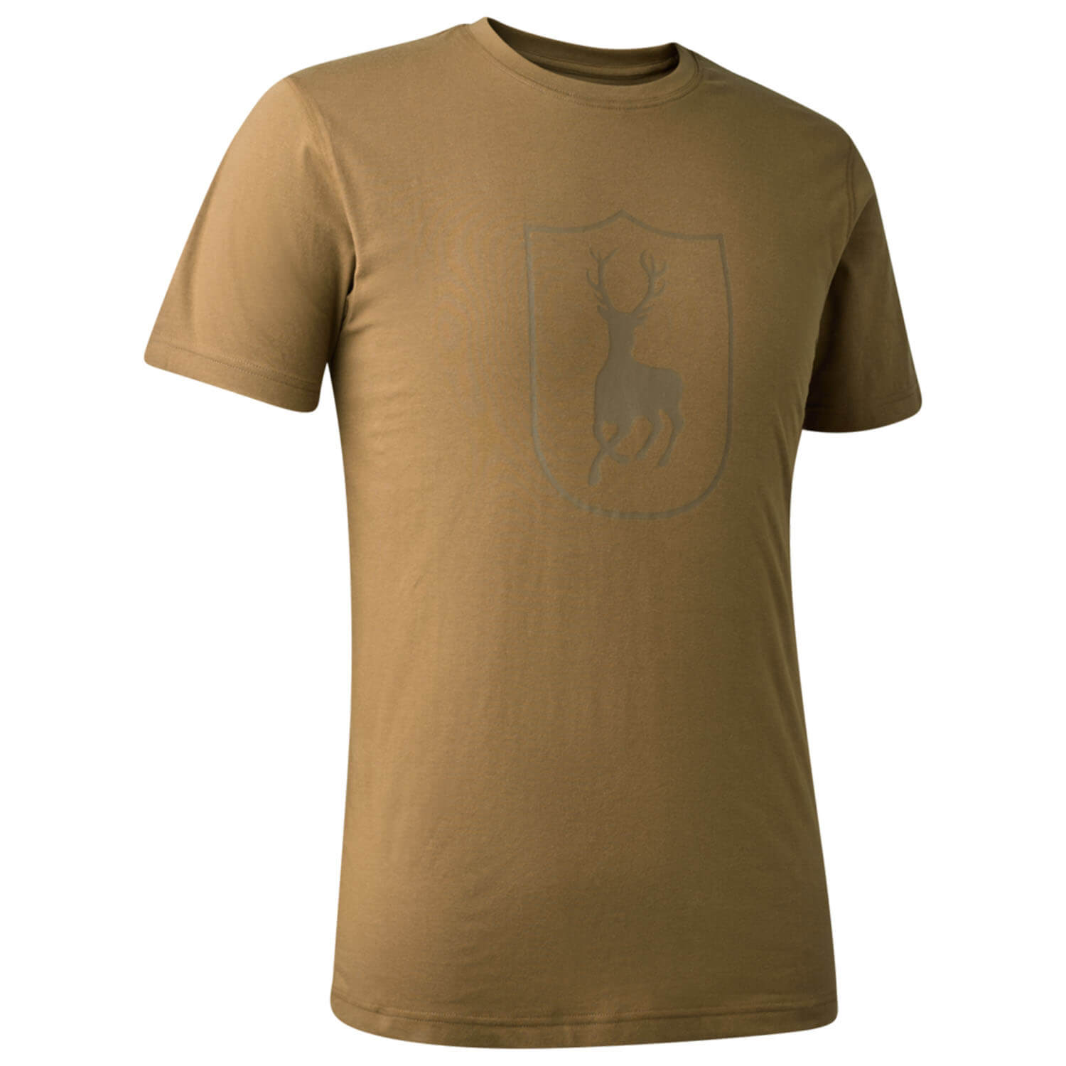  Deerhunter T-shirt Logo Hert (Butternut) - Jachtshirts