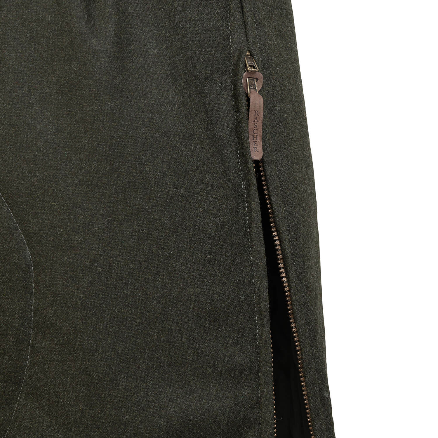 Rascher loden zitbroek Classic-Iso (groen)