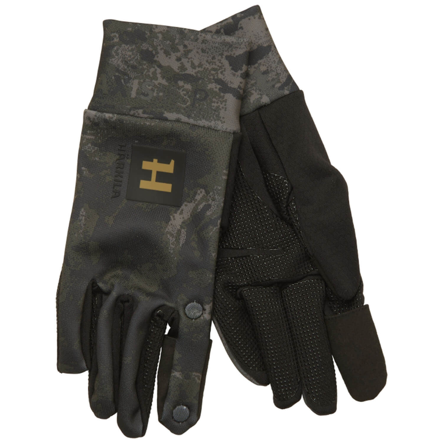  Härkila Noctyx fleece handschoenen (AXIS MSP Zwart) - Camouflage Kleding