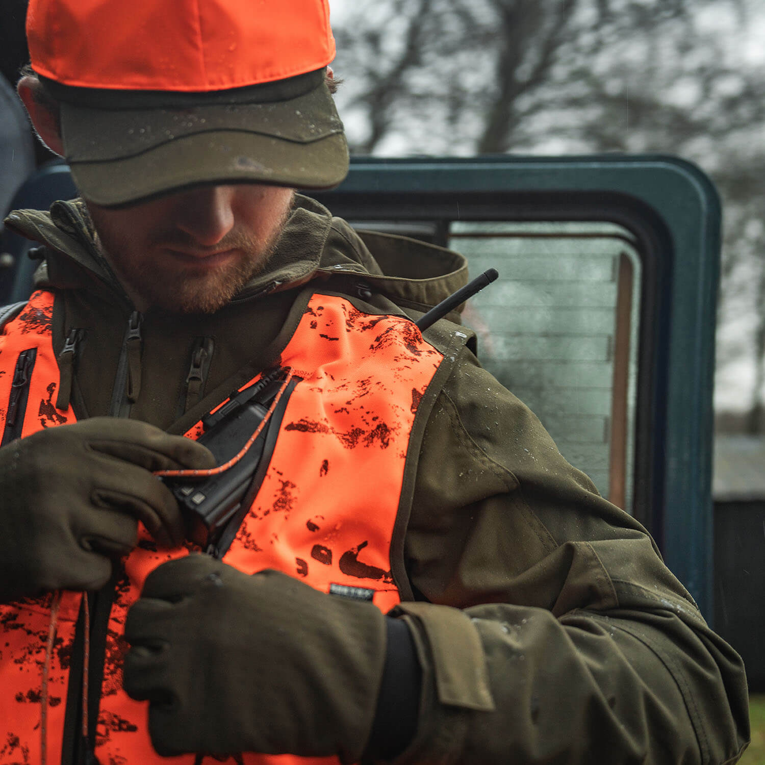  Seeland Jachtvest Trax Blaze (Oranje Blaze InVis MPC)