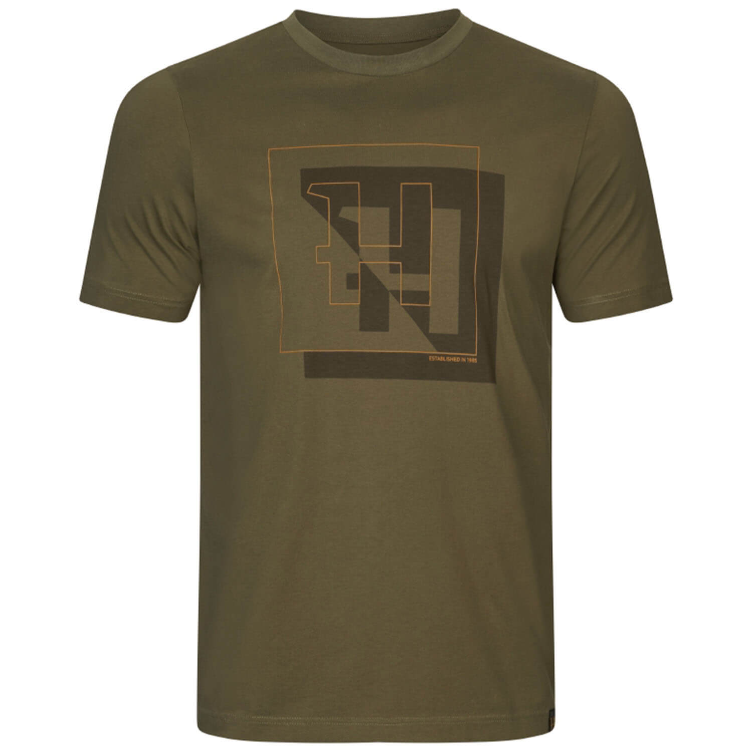  Härkila T-Shirt Logo (Donker Olijf) - Jachtshirts