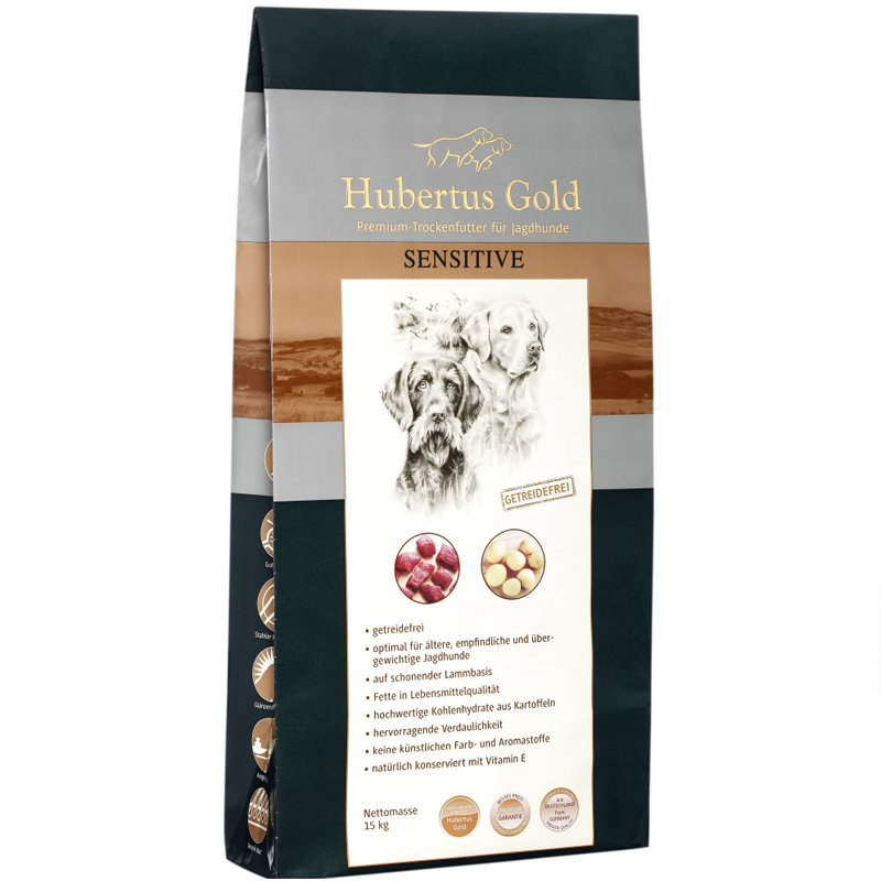  Hubertus Gold Premium droogvoer Sensitive 14kg - Hondenvoer