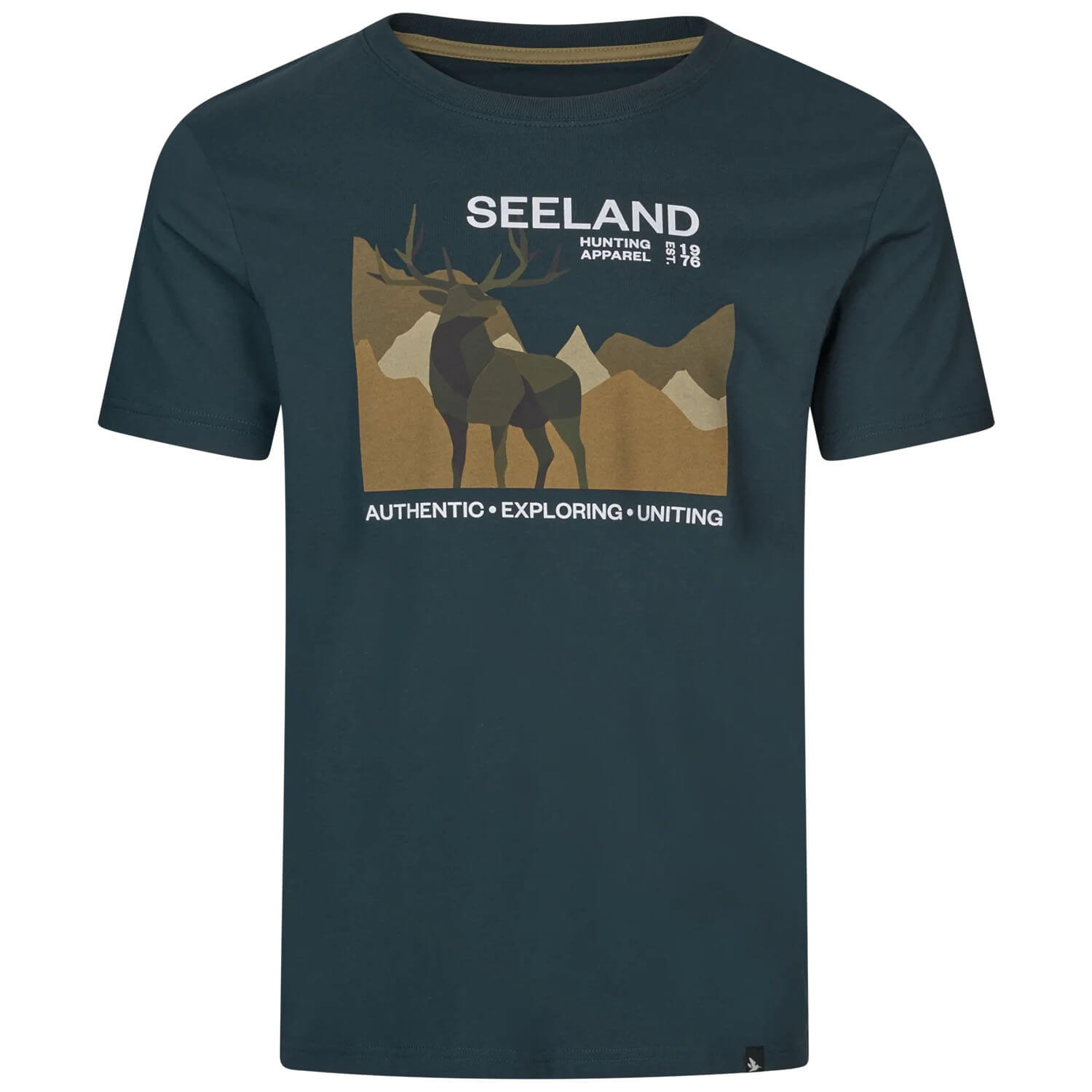 Seeland T-shirt Fragment (Donkerblauw) - Jachtshirts