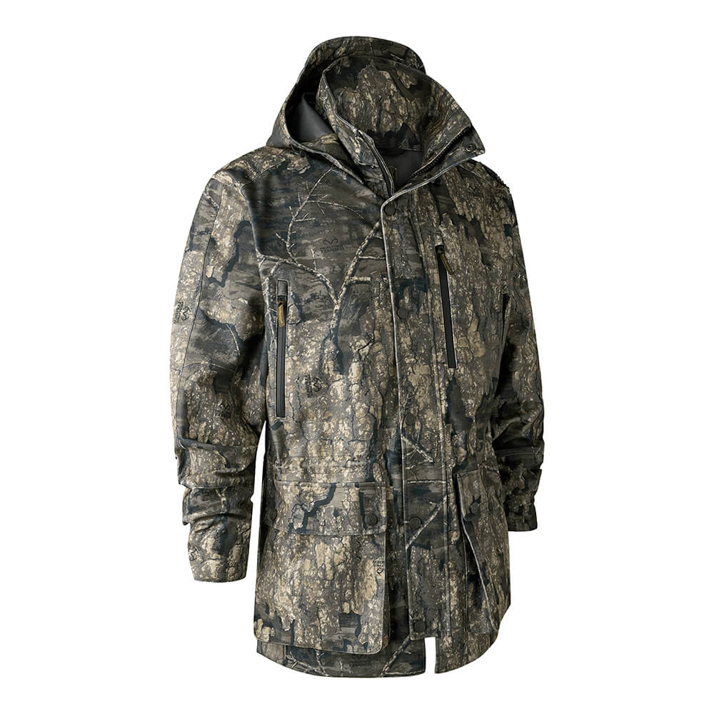  Deerhunter Jas Pro Gamekeeper Long (Realtree Timber) - Camouflagejassen