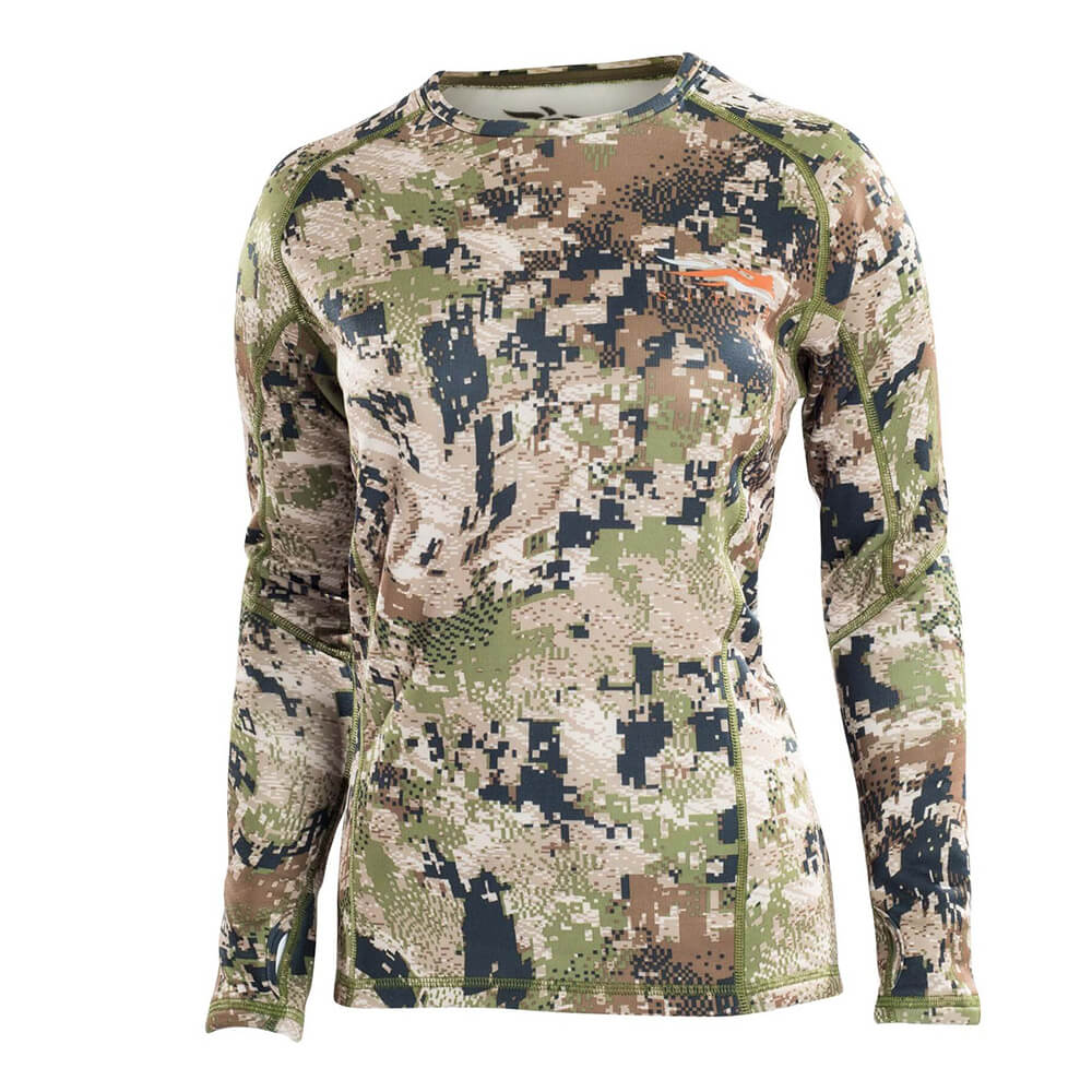Sitka Gear Core Midweight LS Shirt - Dames - Camouflage voor dames