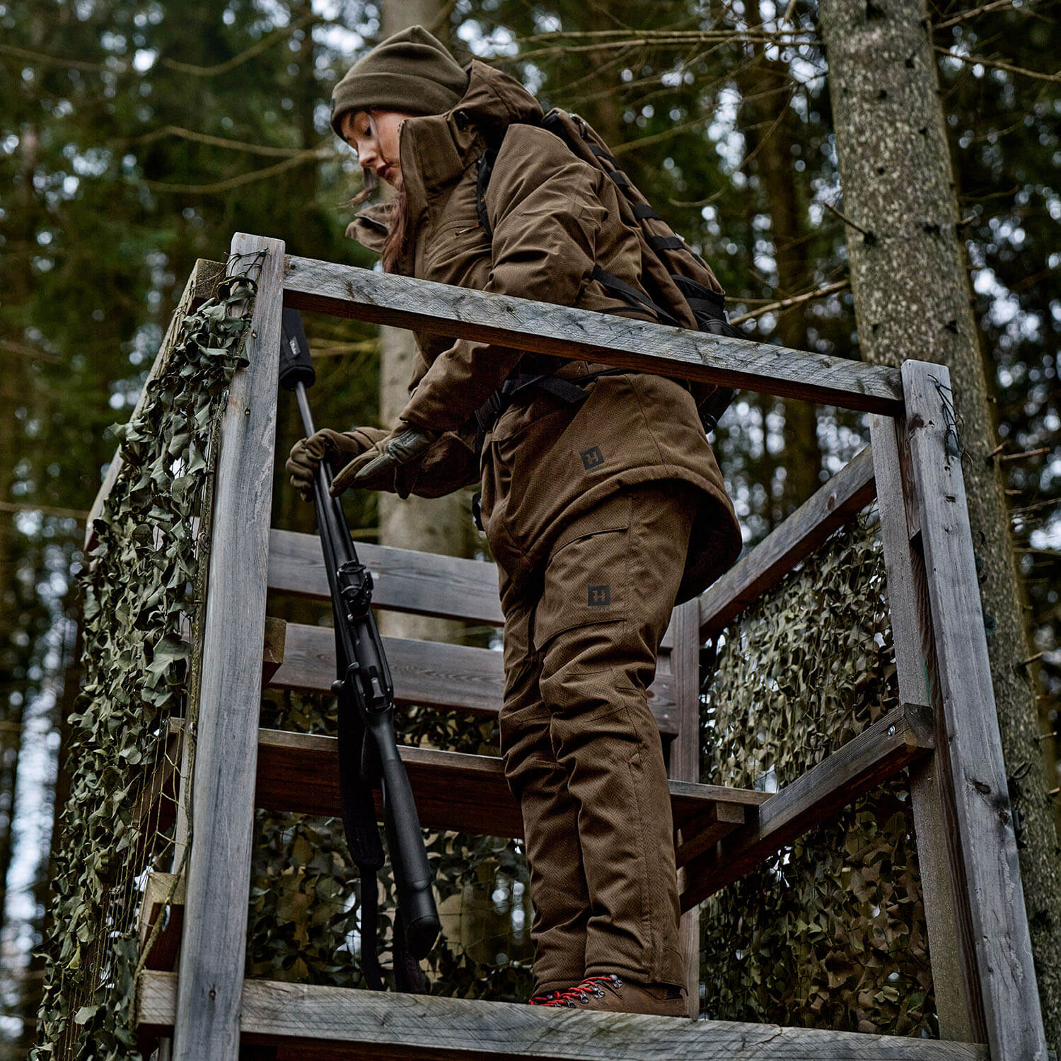  Härkila Damesbroek Driven Hunt HWS Geïsoleerd (Willow Green)