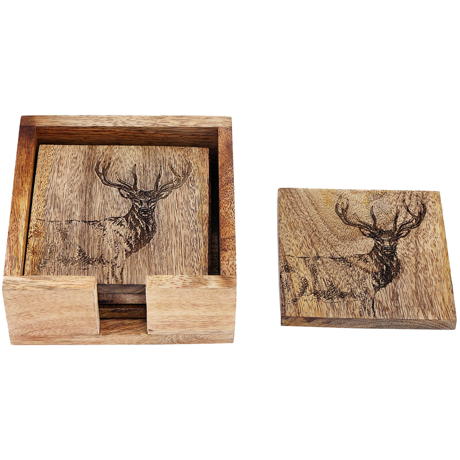  Akah Houten onderzetter - Jachtuitrusting