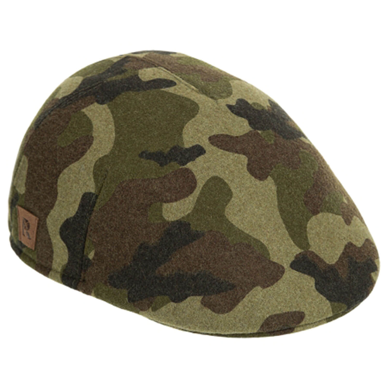 Rascher loden schuifpet (camo) - Mutsen & petten