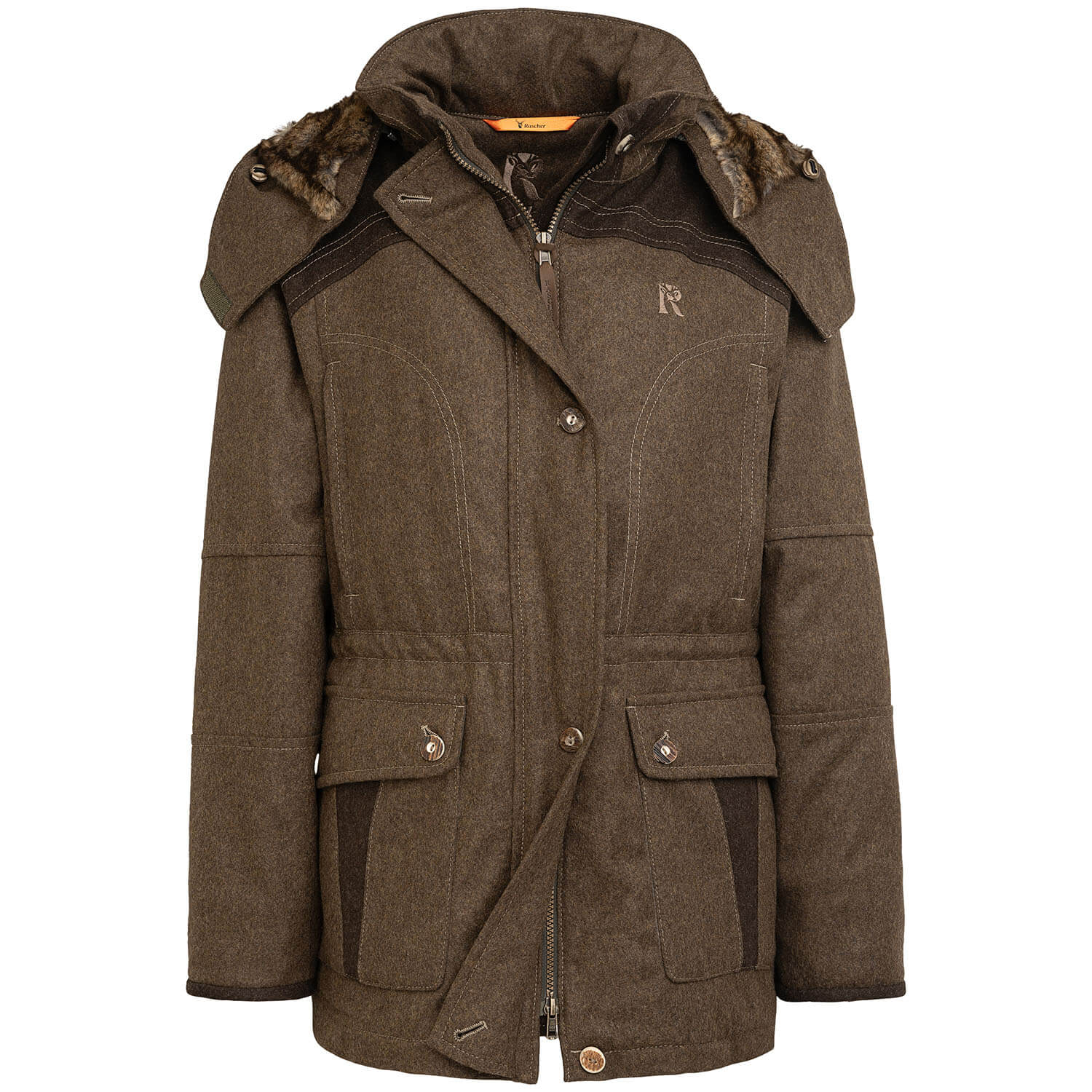 Rascher Damen Lodenjacke Prestig (Braun) - Jachtjassen