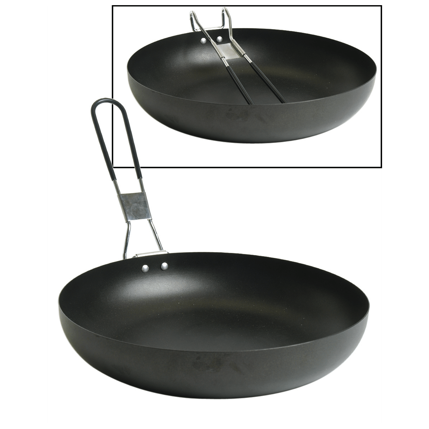 Mil-Tec campingpan met inklapbaar handvat