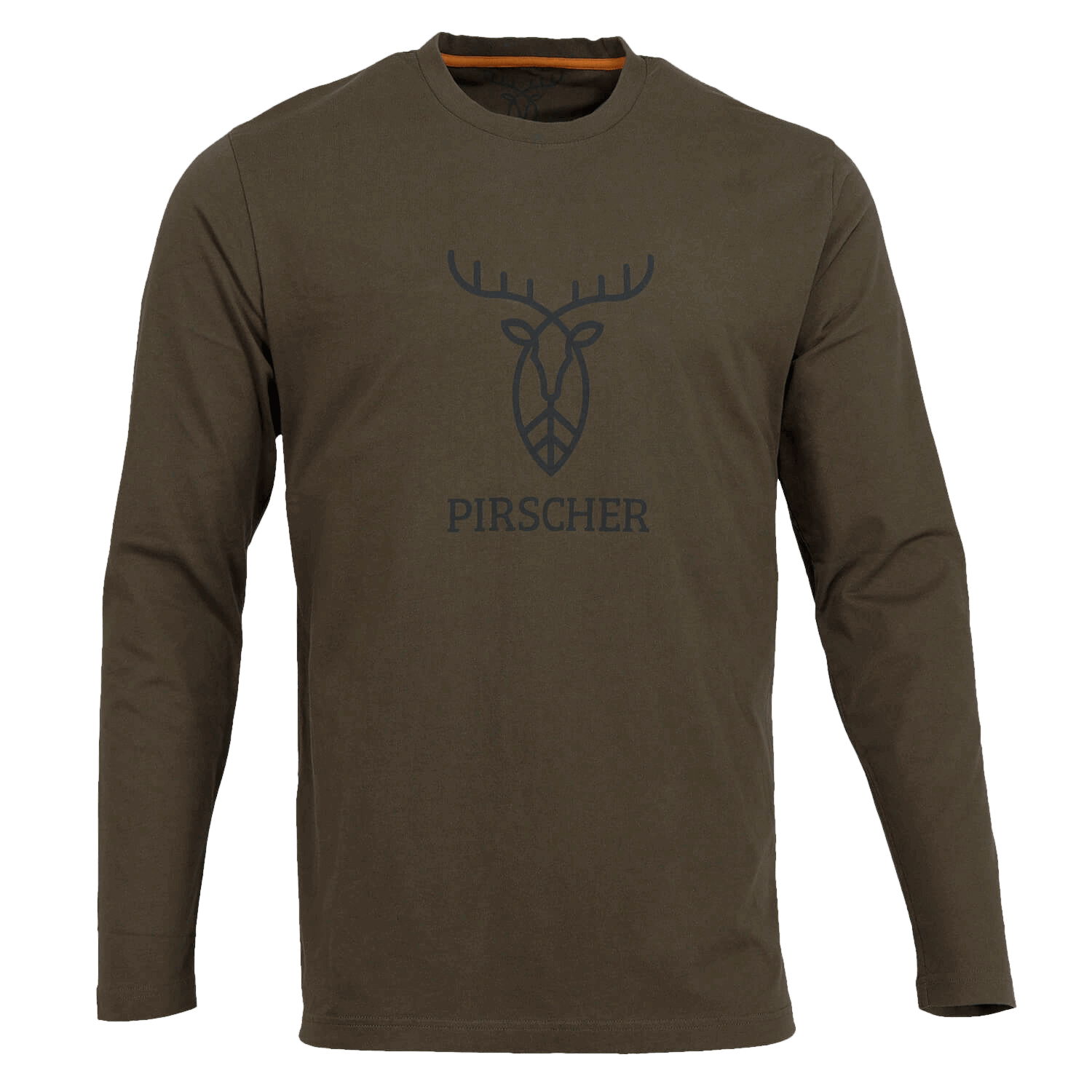  Pirscher Gear LS Shirt Logo (Bruin) - Jachtshirts