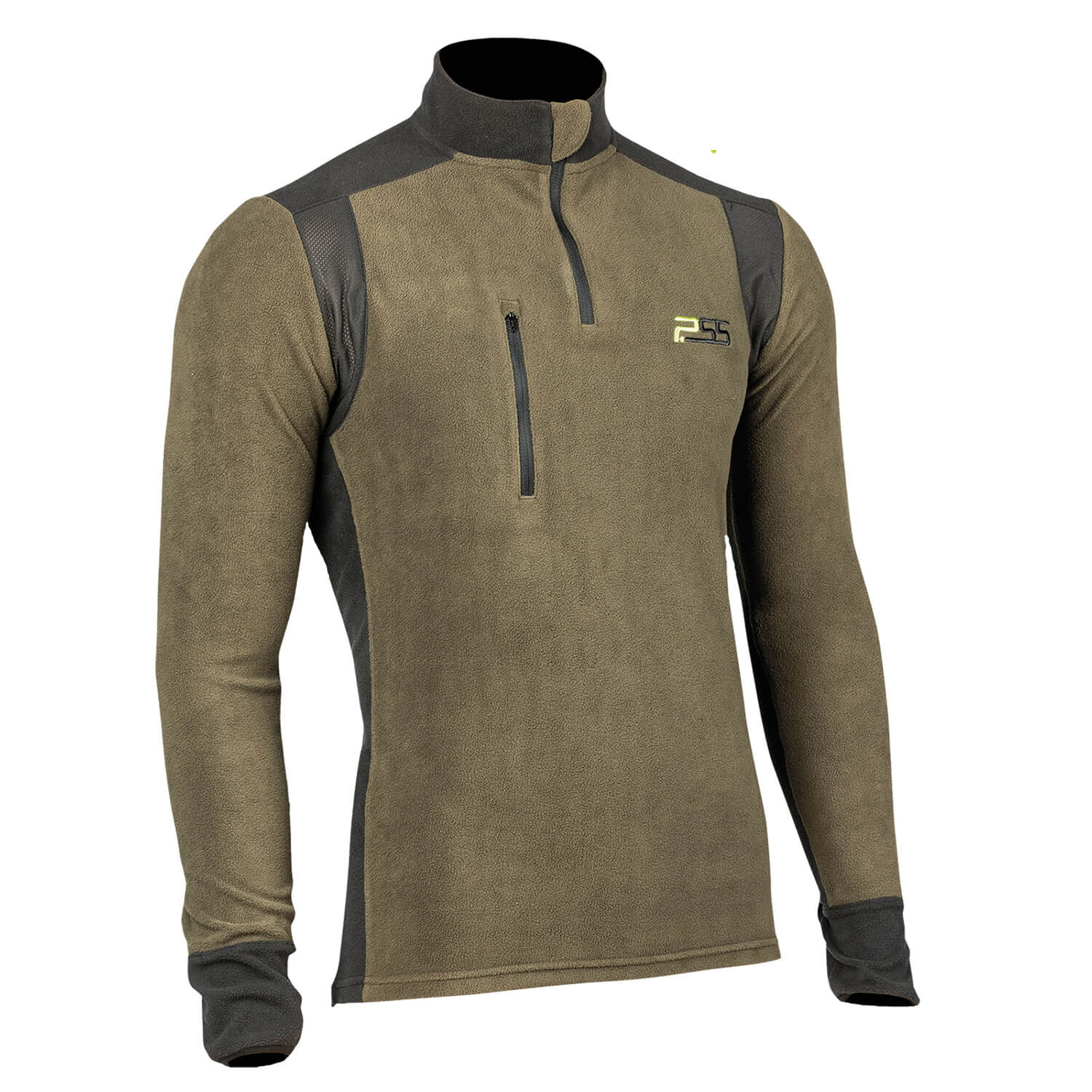  P.SS X-treme Polar fleece shirt (groen/zwart)