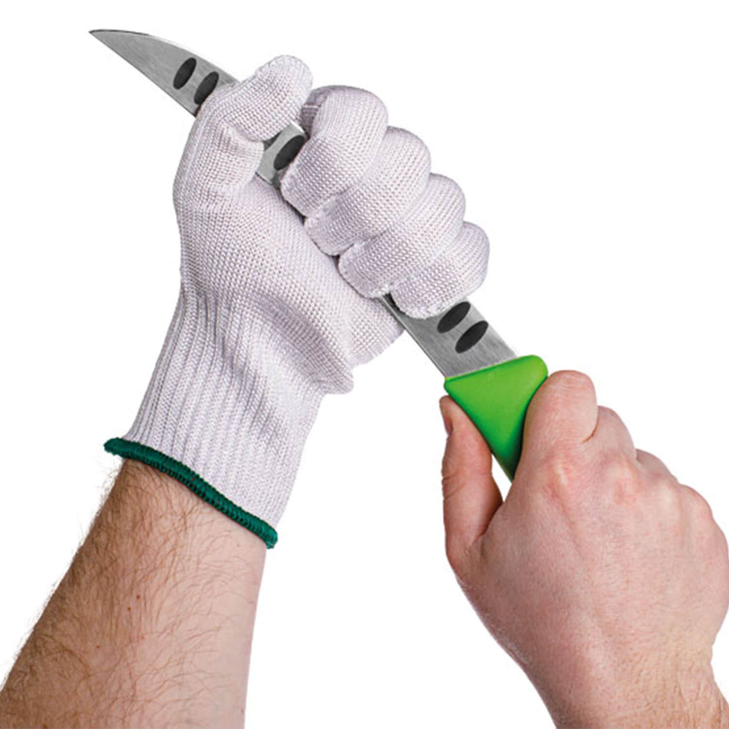  Landig Handschoenen voor snijbescherming (wit)