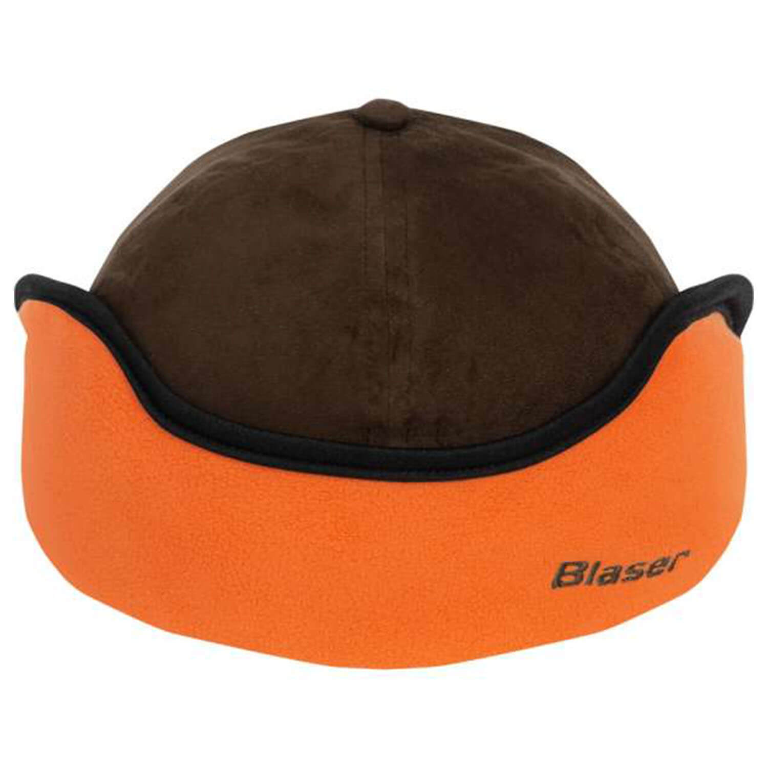  Black Fire Cap Suede Geïsoleerd (Bruin/Blaze Oranje)