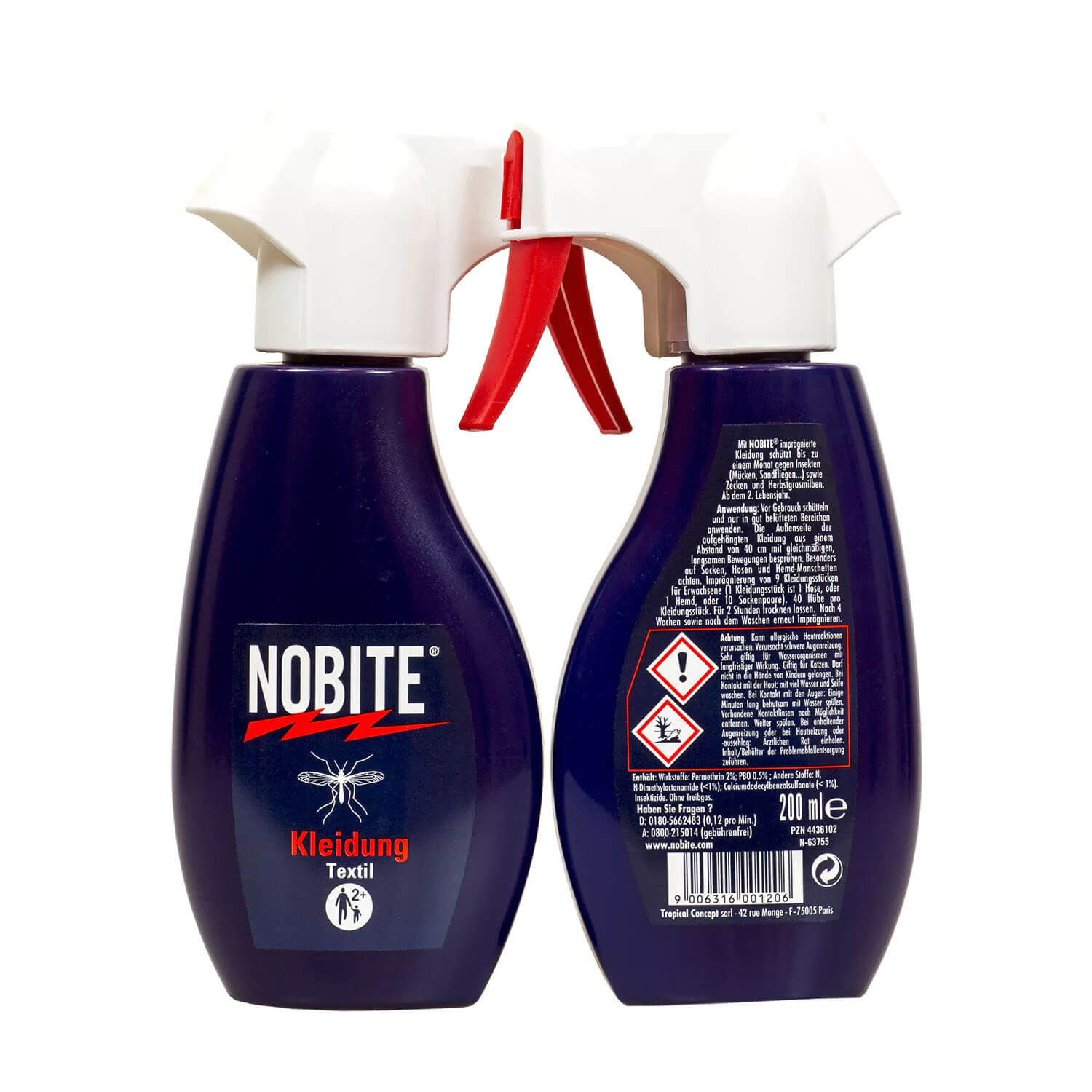 Nobite insectenbescherming Kleding spray 200ml