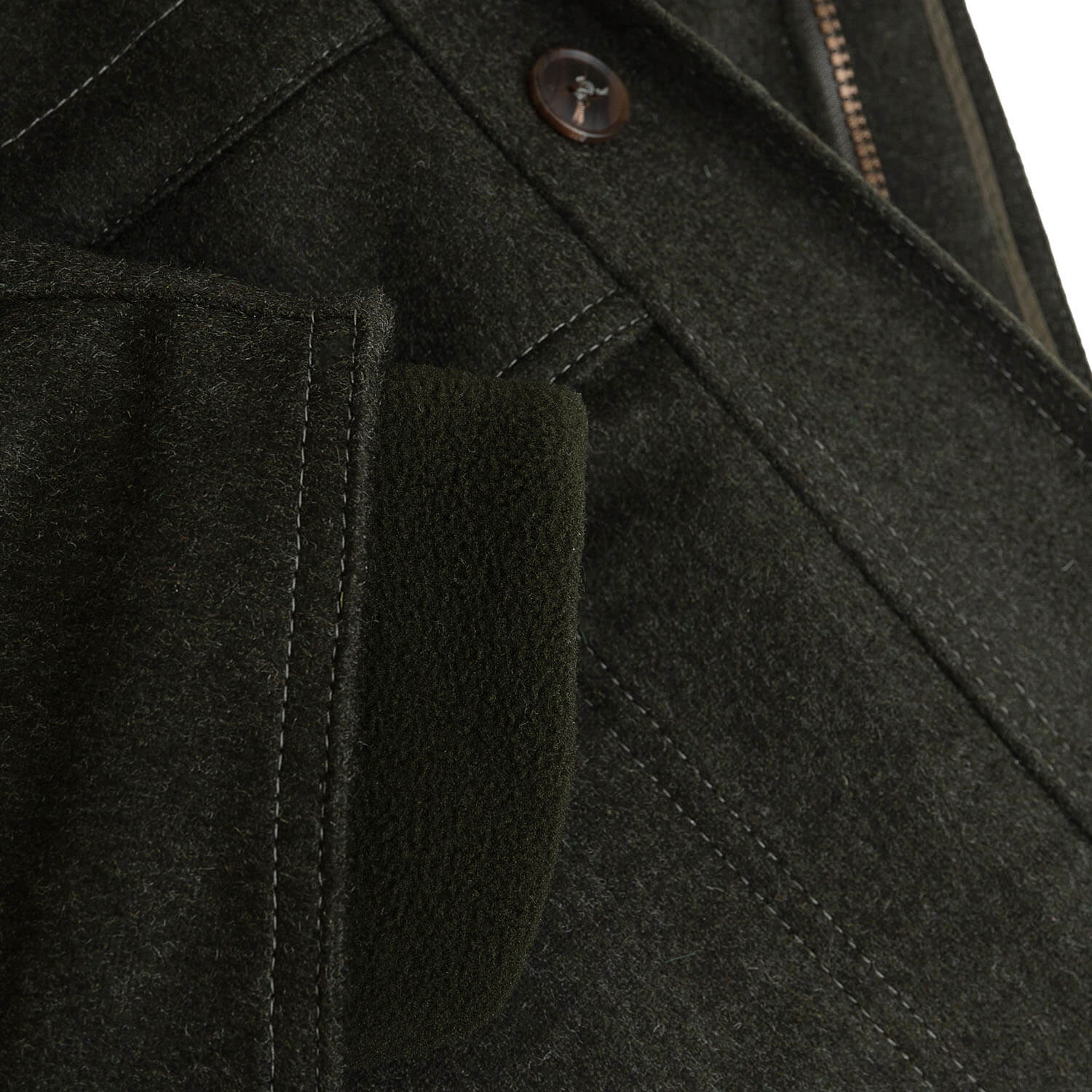 Rascher Classic-Iso loden jas (groen)