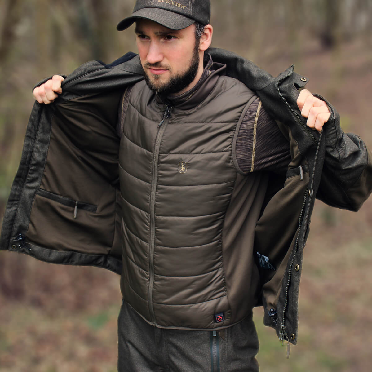  Deerhunter verwarmd vest Warmte