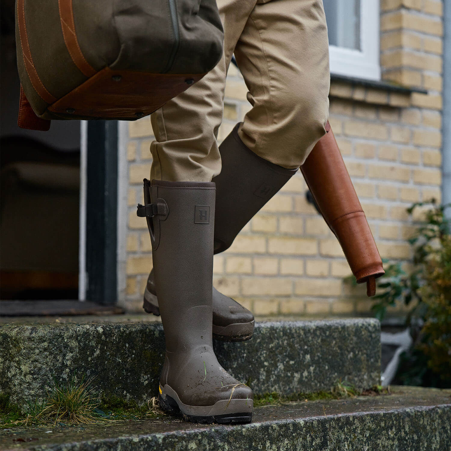 Härkila Gummistiefel Forester Gusset (Dark Willow Green)